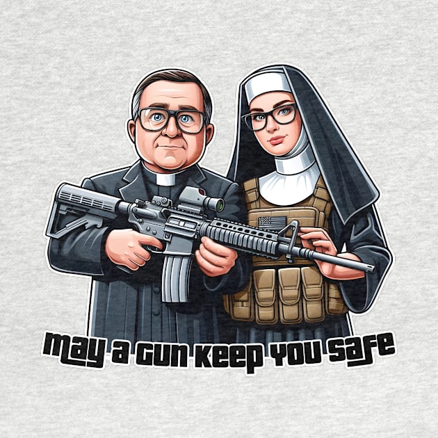 Gun Bless You by Rawlifegraphic